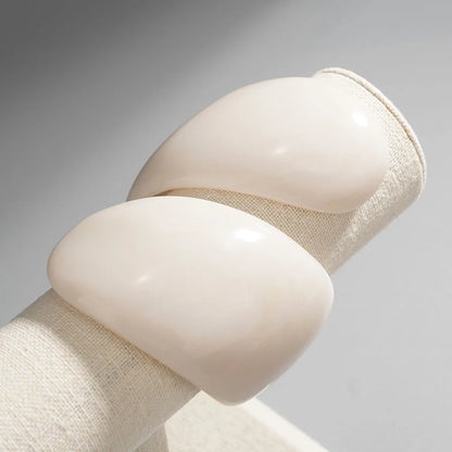 Fashion Exaggerated Geometric Open Cuff  Whiter Bracelet Irregular Korean Retro Wide Bracelet