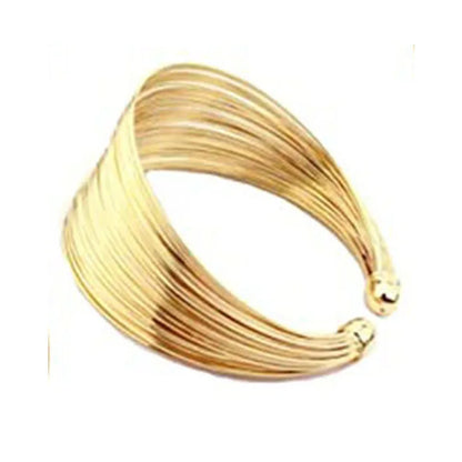 Round Chain Charms Cuff Bracelet For Women