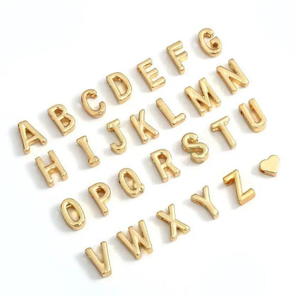 26 Letters Fashion Tiny Heart Dainty Name Initial Necklace