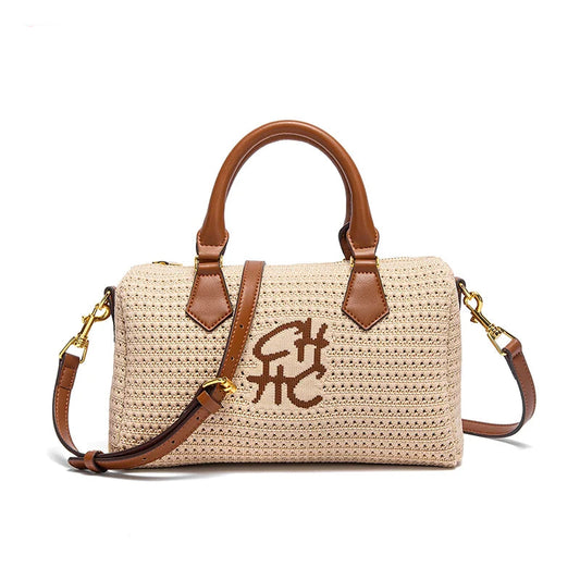 Women's Shoulder Bag New Breathable Fabric Handbag Luxury Vacation Beach Bag