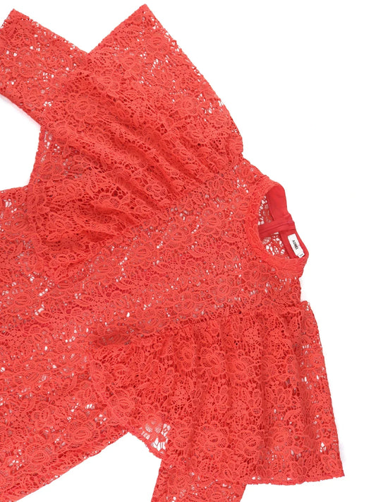 Women Red Lace Long Dress Sexy Suspender Base Two-piece Set Elegant Lace Up Holiday Dress