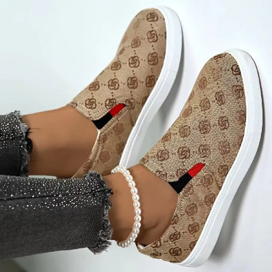 Women Sneakers Hot Casual Canvas Shoes for Women Walking  Slip on Loafers Fashion Outdoor Flat Sneakers Women