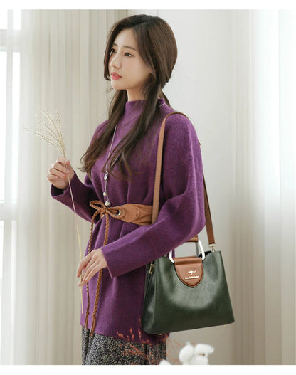 Genuine Brand Tote Bag Leather Luxury Handbags Women