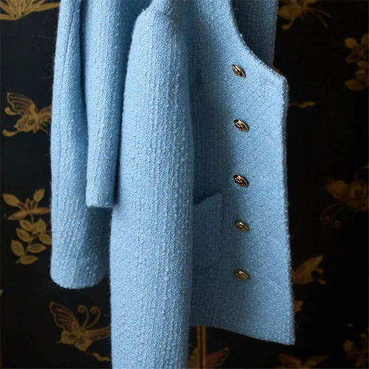 Tweed Style Socialite Jacket Women's Vintage Fashion Short Jacket
