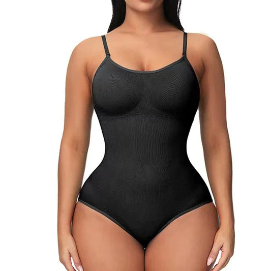 High Elastic Bodysuit for Women Tummy Control Shapewear Seamless Sculpting Thong Body Shaper