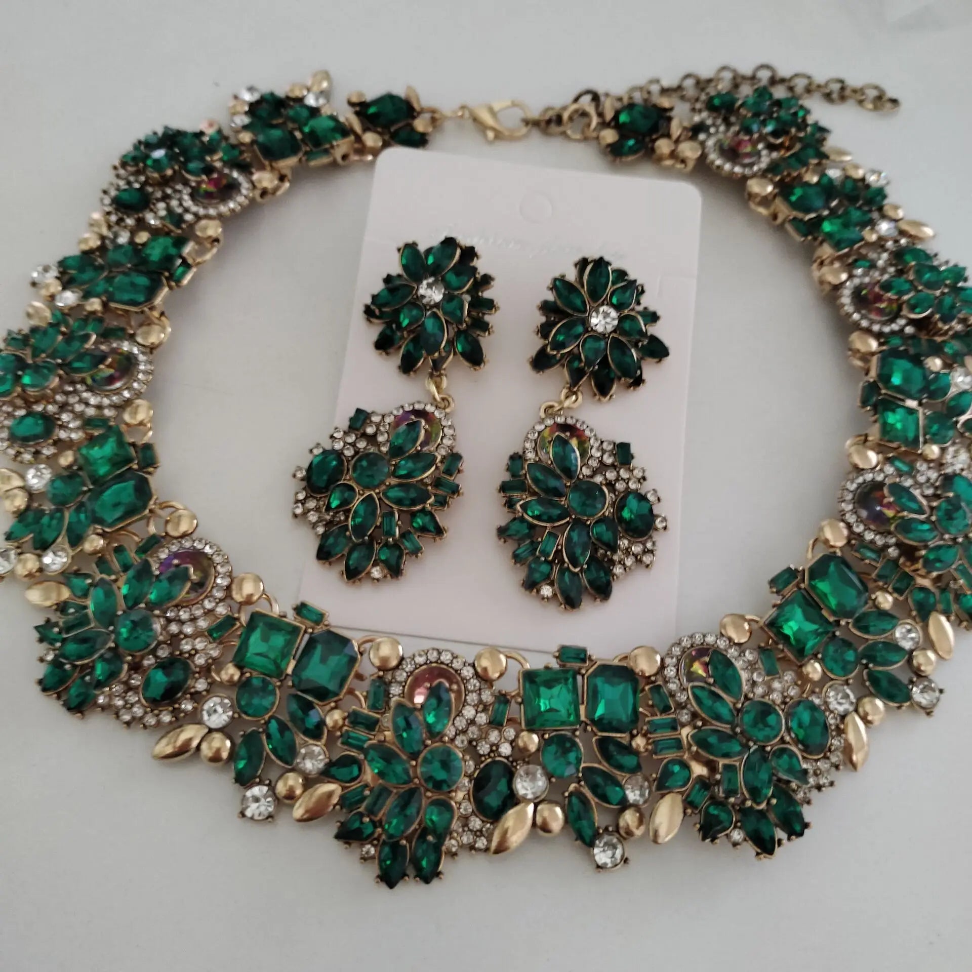 Crystal Rhinestone Large Collar Big Big Choker Necklace for Women