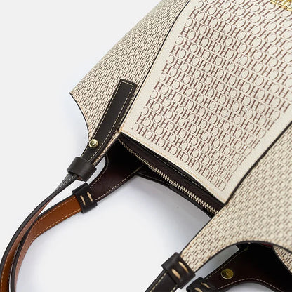 Luxury Brand Large Capacity Women's Tote Bag Multi-functional Letter Handbag