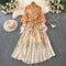 Apricot-yellow print