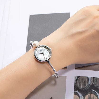 Elegant Women Bracelet Watch Luxury Diamond Waterproof Ladies Bangle Wristwatch