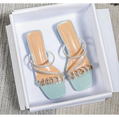 summer new women's flat slippers outdoor sandals casual flat shoes Stylish