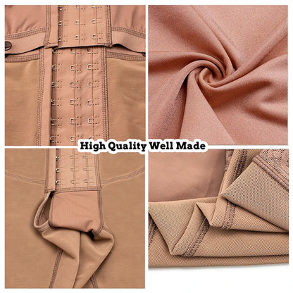 Full Body Colombian Girdles Shaper High Compression Bodysuits Postoperative Postpartum Lipo Arm Slimmer