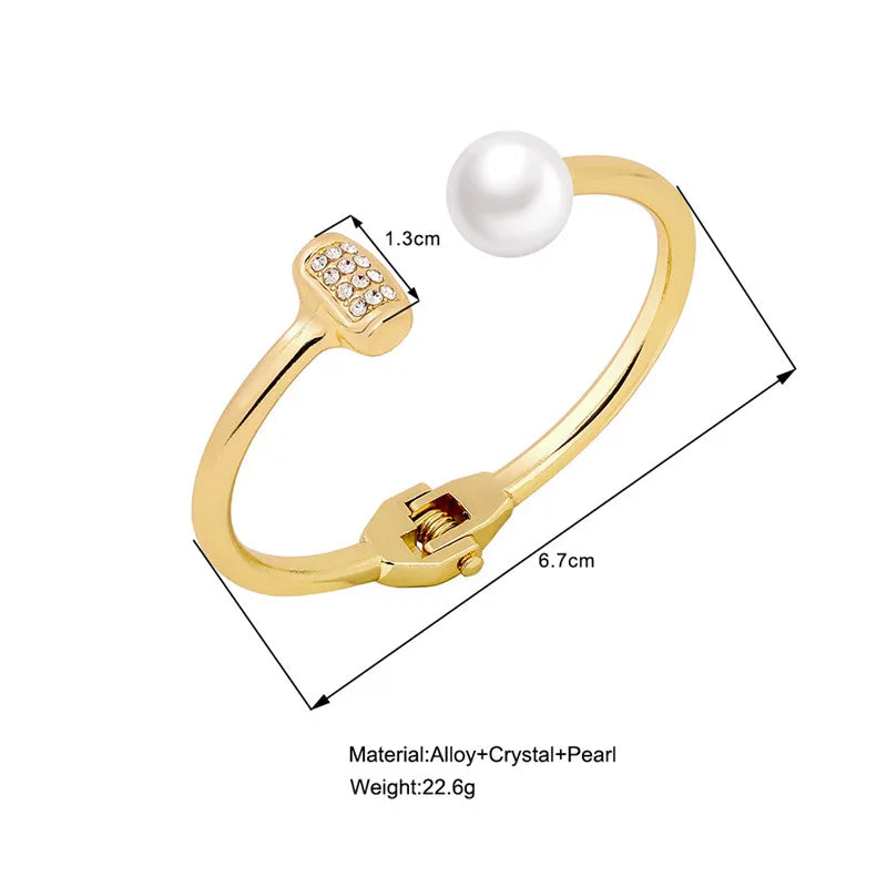 Simple Baroque Pearl Bracelet for Women
