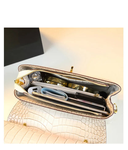 Luxury Genuine Leather Women Handbags Quality Cowhide Shoulder Messenger Bag