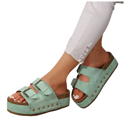Sandals Women Wedge Sandals Open Toe Slingback Sandals Vacation Bohemian Diamond Sandals for Women