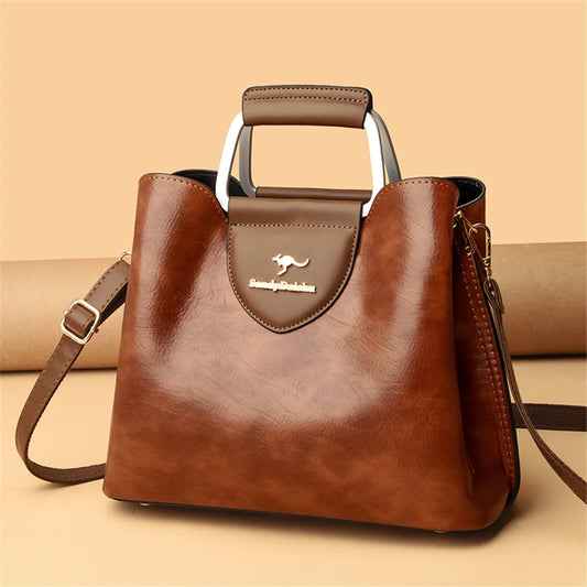 Genuine Brand Tote Bag Leather Luxury Handbags Women