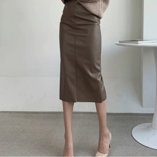 High Waist Pencil Skirts for Women Back Split High Waist Skirts