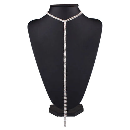 Rhinestone Choker Crystal Gem Luxury Choker Necklace for Women