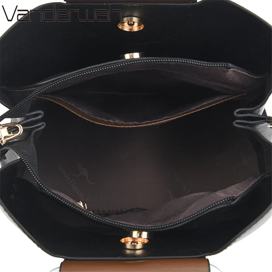 Genuine Brand Tote Bag Leather Luxury Handbags Women