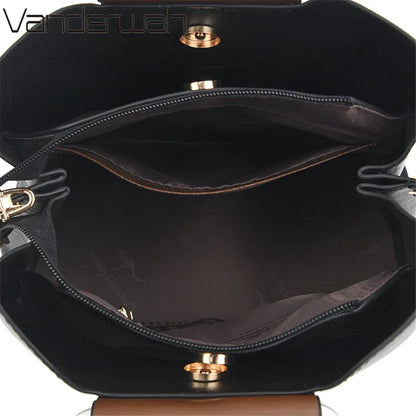 Genuine Brand Tote Bag Leather Luxury Handbags Women