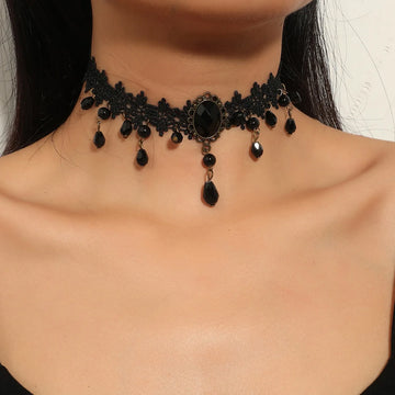Vintag Classic Gothic Lace Choker for Women