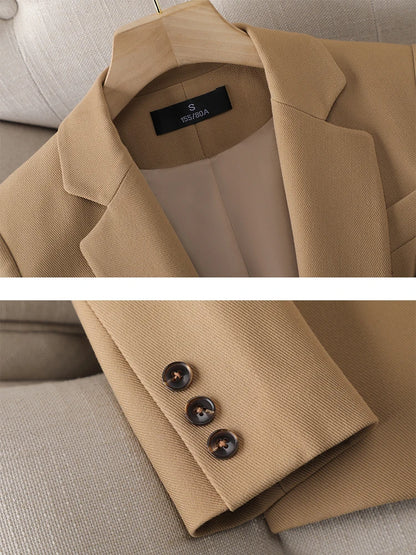Ladies Pant Suit Formal Women Business Work Wear Blazer And Trouser