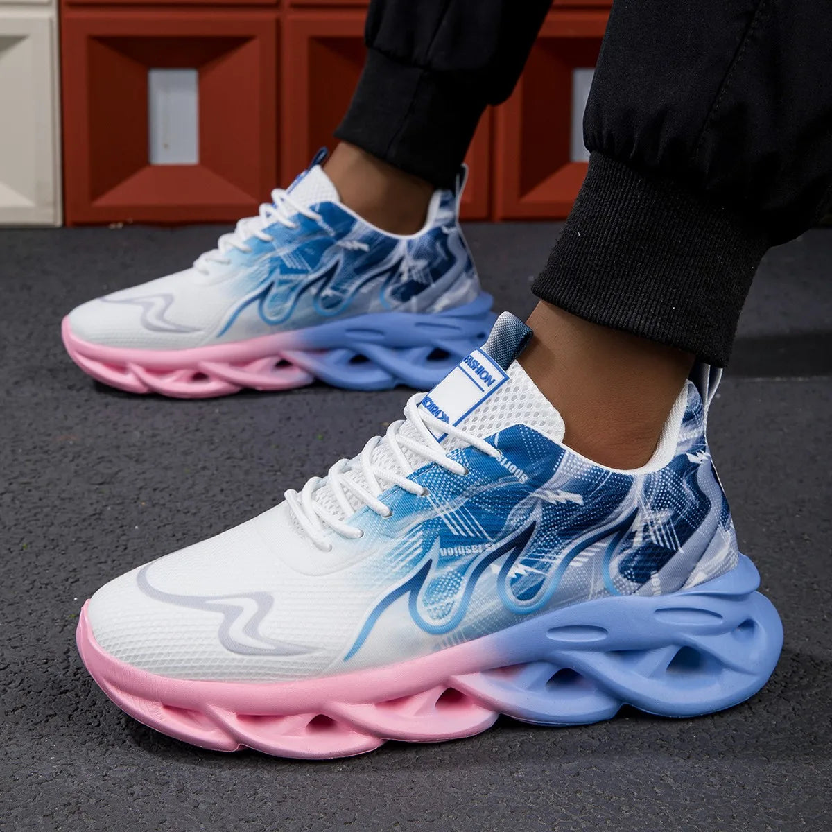 Running Shoes Women Lightweight Mesh Breathable Comfortable Soft Tennis Shoes