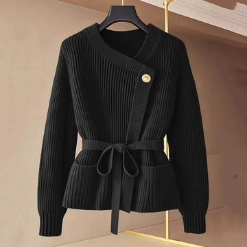 Autumn Winter  Cardigan Sweater Women Knitwear Long-sleeved Elegant Top