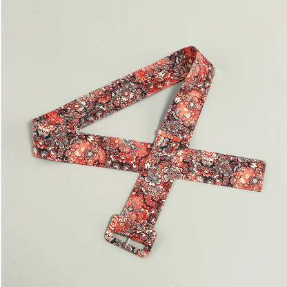 High-end Women's Blazer Dress Cuffs Adorned with Feather Print Dress