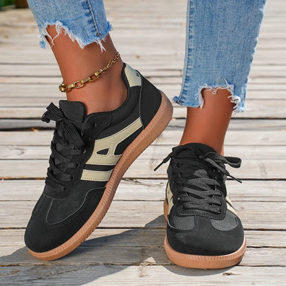 Ladies Black Sneakers Soft-soled Comfortable Shoes Women Leisure Joker Walking Shoes Tennis  Shoes
