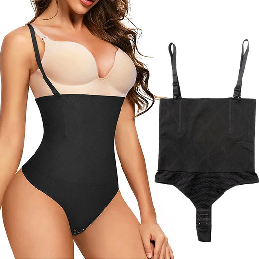 Thong Bodysuit Shapewear Women Underbust Body Shaper Tummy Control Underwear