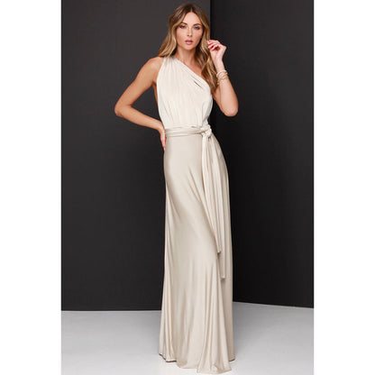 Multiway Wrap Convertible Boho Maxi Dress Bridesmaid Infinity Robe Dresses