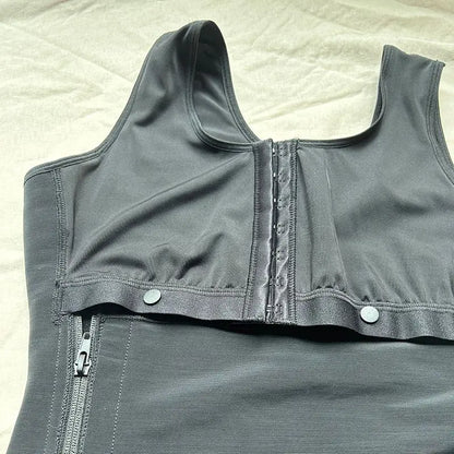 Post Surgery Shapewear High Compression Short Girdle with Brooches Bust for Daily and Post-Surgical Slimming