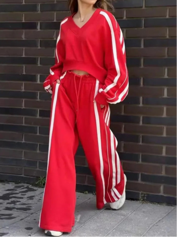 2 Piece Set Women Casual Sweatpants Outfits Long Sleeve Tops Pants Sets Sweatshirts Two Piece Set Fashion Suits
