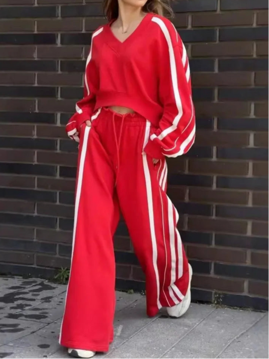 2 Piece Set Women Casual Sweatpants Outfits Long Sleeve Tops Pants Sets Sweatshirts Two Piece Set Fashion Suits