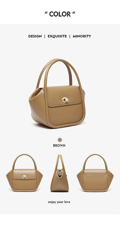 WOMEN'S HANDBAG WINTER WOOL EVENING LEATHER ORIGINAL STYLE LUXURY BRAND PURSE SHOULDER BAG