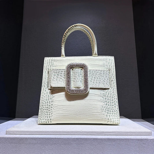 High Quality Crocodile Leather Handbag for Women Shoulder Crossbody Bag