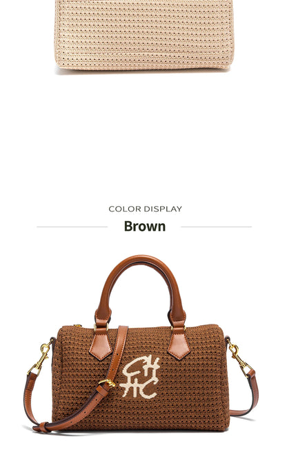 Women's Shoulder Bag New Breathable Fabric Handbag Luxury Vacation Beach Bag