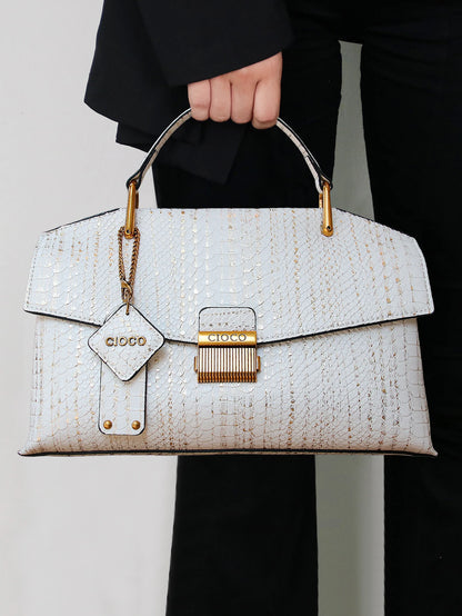 blue snake-shaped high-grade handbag fashion luxury luxury handbag lightweight large-capacity one-shoulder bag