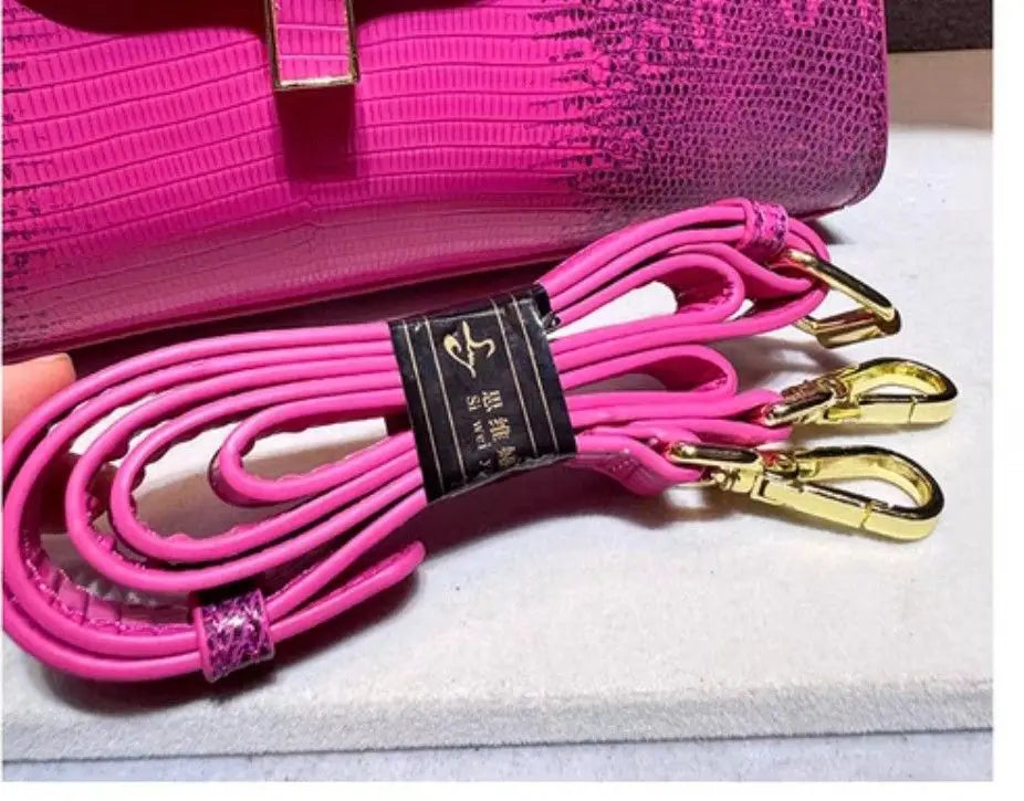 High Quality Lizard-print Handbag Women's Shoulder Crossbody Bag