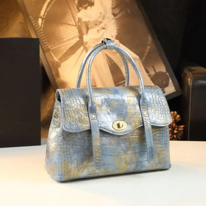 Luxury Designer Brand New High Quality Cowhide Large Capacity Crossbody Bag