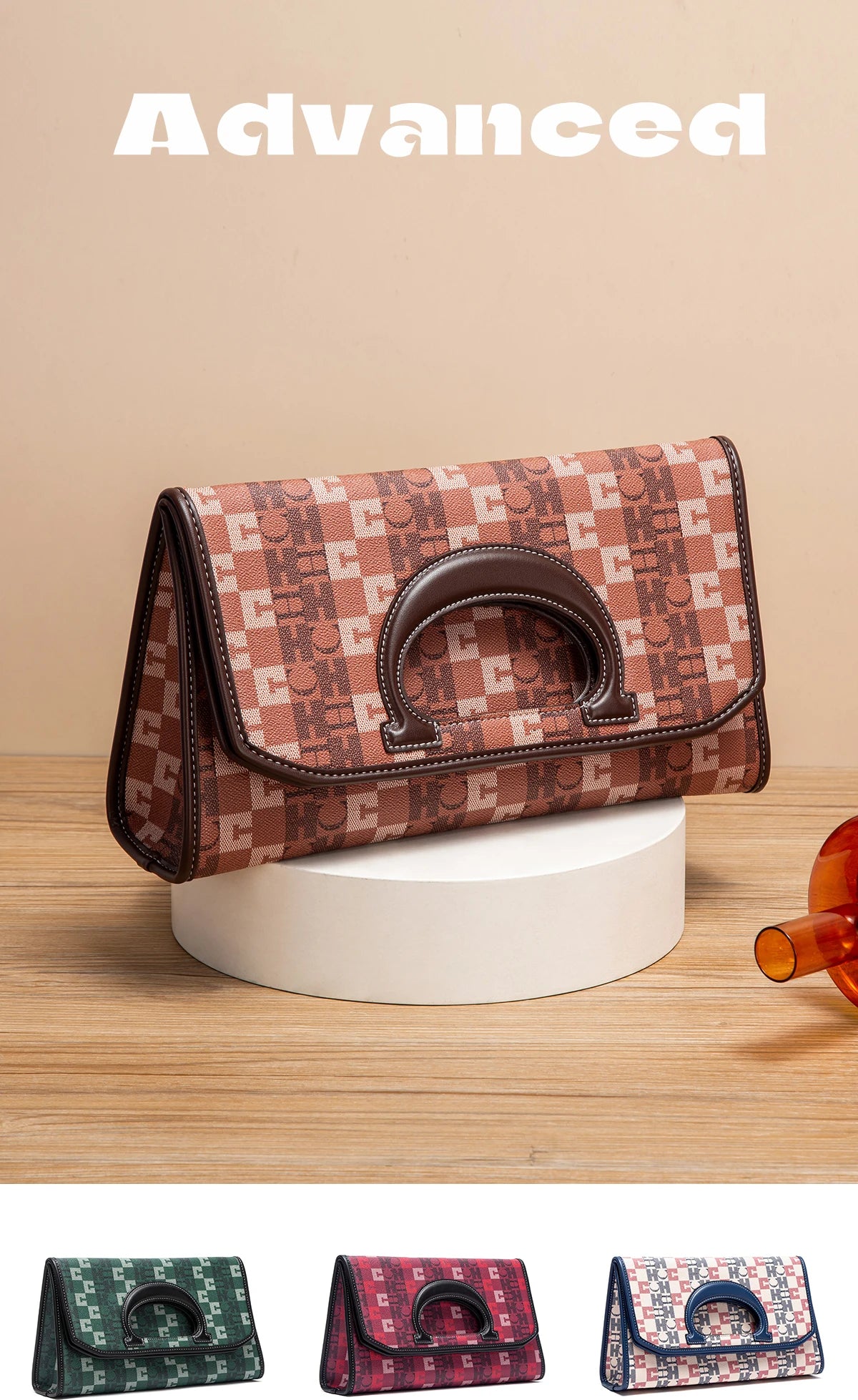 Women's Tote Bag Retro Printed Design Foldable Wallet Handbag