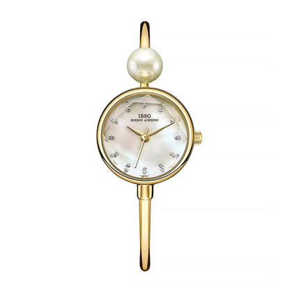 Elegant Women Bracelet Watch Luxury Diamond Waterproof Ladies Bangle Wristwatch