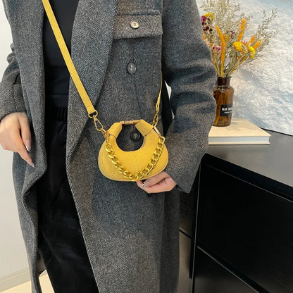 Mini PU Leather Saddle Shoulder Bag for Women Y2K Handbags and Purses Crossbody Bags