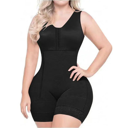 Post Surgery Shapewear High Compression Short Girdle with Brooches Bust for Daily and Post-Surgical Slimming