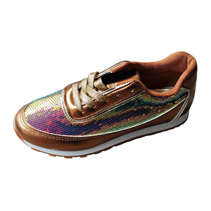 Casual Shoes For Women Sneaker Wedges Sequined Casual Sneakers Fashion Comfortable Sneakers