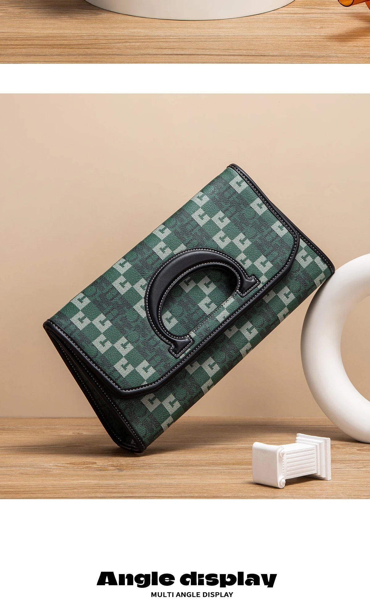 Women's Tote Bag Retro Printed Design Foldable Wallet Handbag
