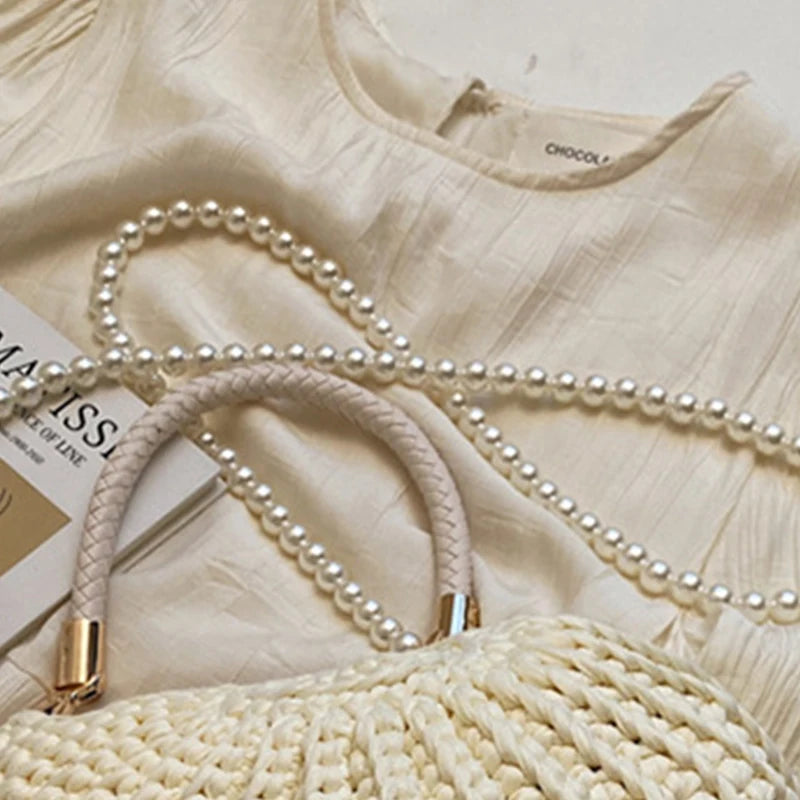Luxury Hand-woven Shell Bag Women Seaside Conch Shell Messenger Bag