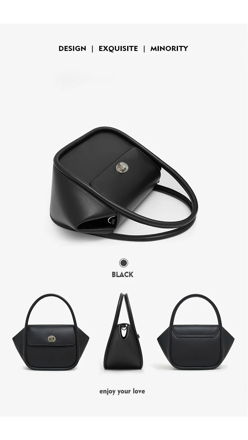 WOMEN'S HANDBAG WINTER WOOL EVENING LEATHER ORIGINAL STYLE LUXURY BRAND PURSE SHOULDER BAG