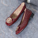 Burgundy Thick Heel