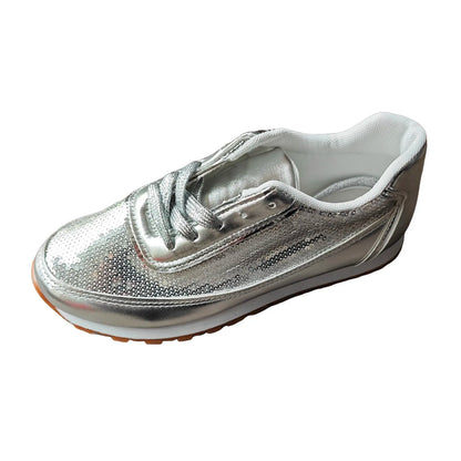 Casual Shoes For Women Sneaker Wedges Sequined Casual Sneakers Fashion Comfortable Sneakers